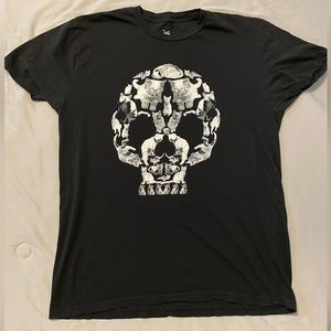 Loot Crate Cat Skull Graphic Tee, Large